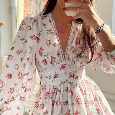 Robe florale décontractée