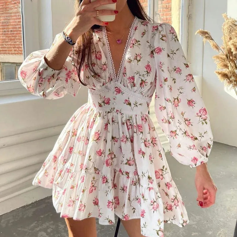 Robe florale décontractée