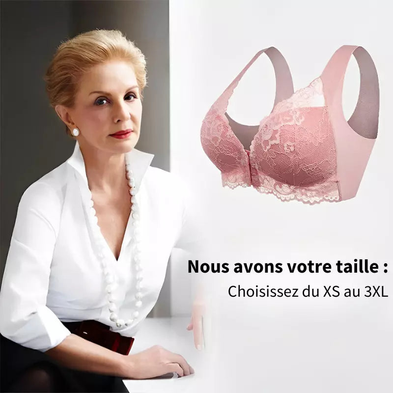 (PACK DE 3) Soutien-gorge Sans Fil Galbant Avec Fermeture Frontale